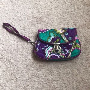 Vera Bradley Puffy Wristlet Heather